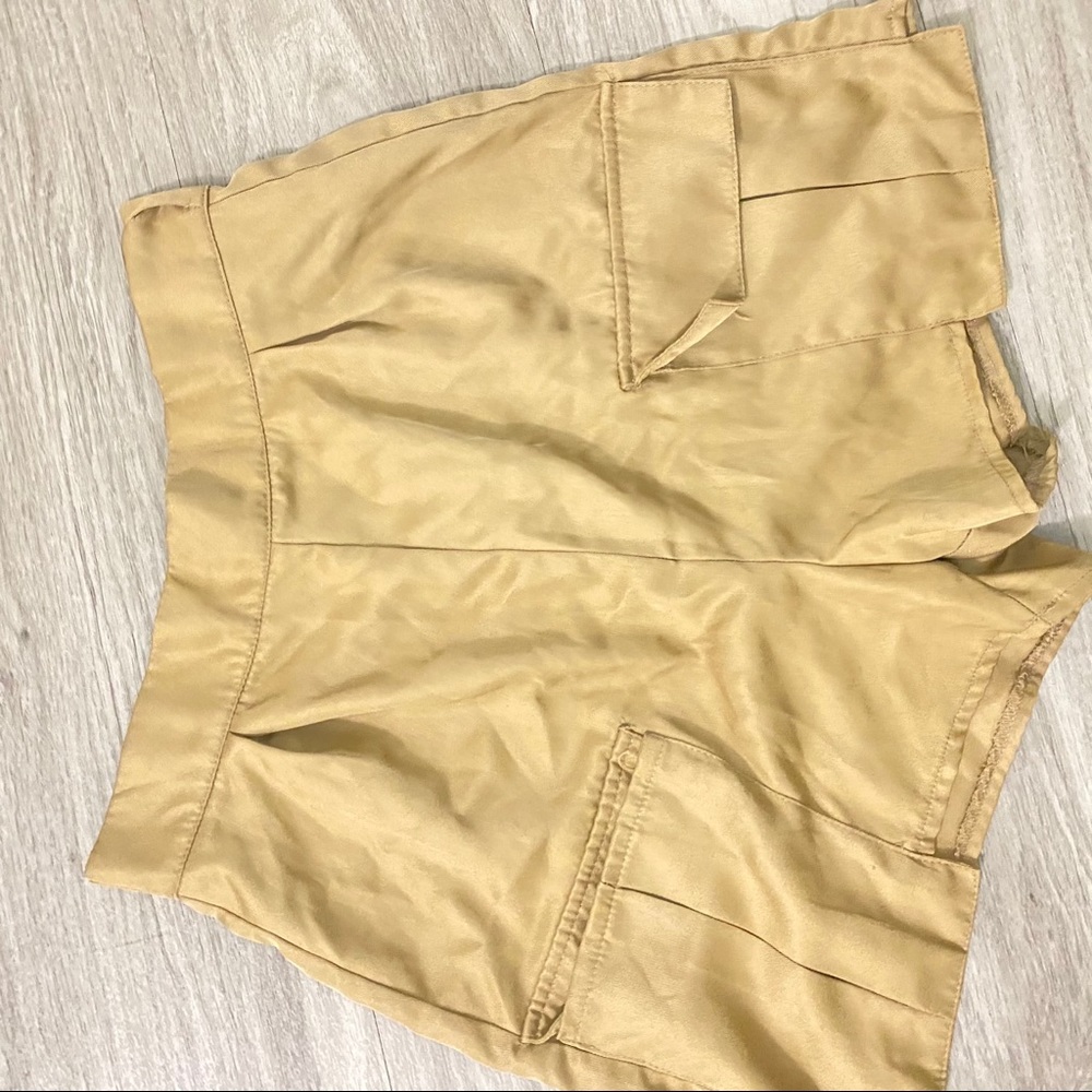 Tan Cargo shorts